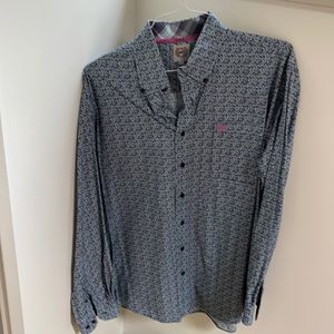 Cinch long sleeve button down